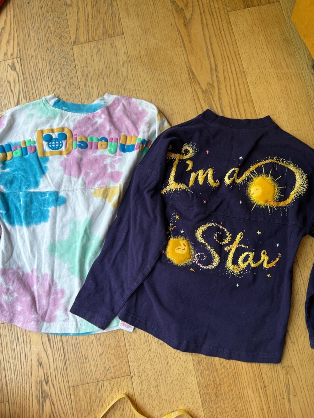 Tie-Dye Graphic Tee & 'I'm a Star' Long Sleeve Tee - Colorful Kids Tops